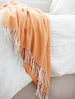 Mango Italian Herringbone Throw