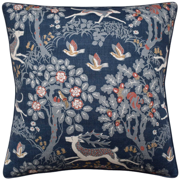 Millie Fleur Denim Pillow