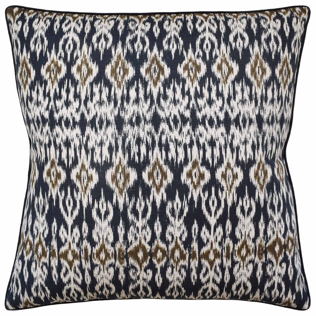 Atlas Ikat in Basalt Black