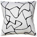 Bark Cloth Black Pillow