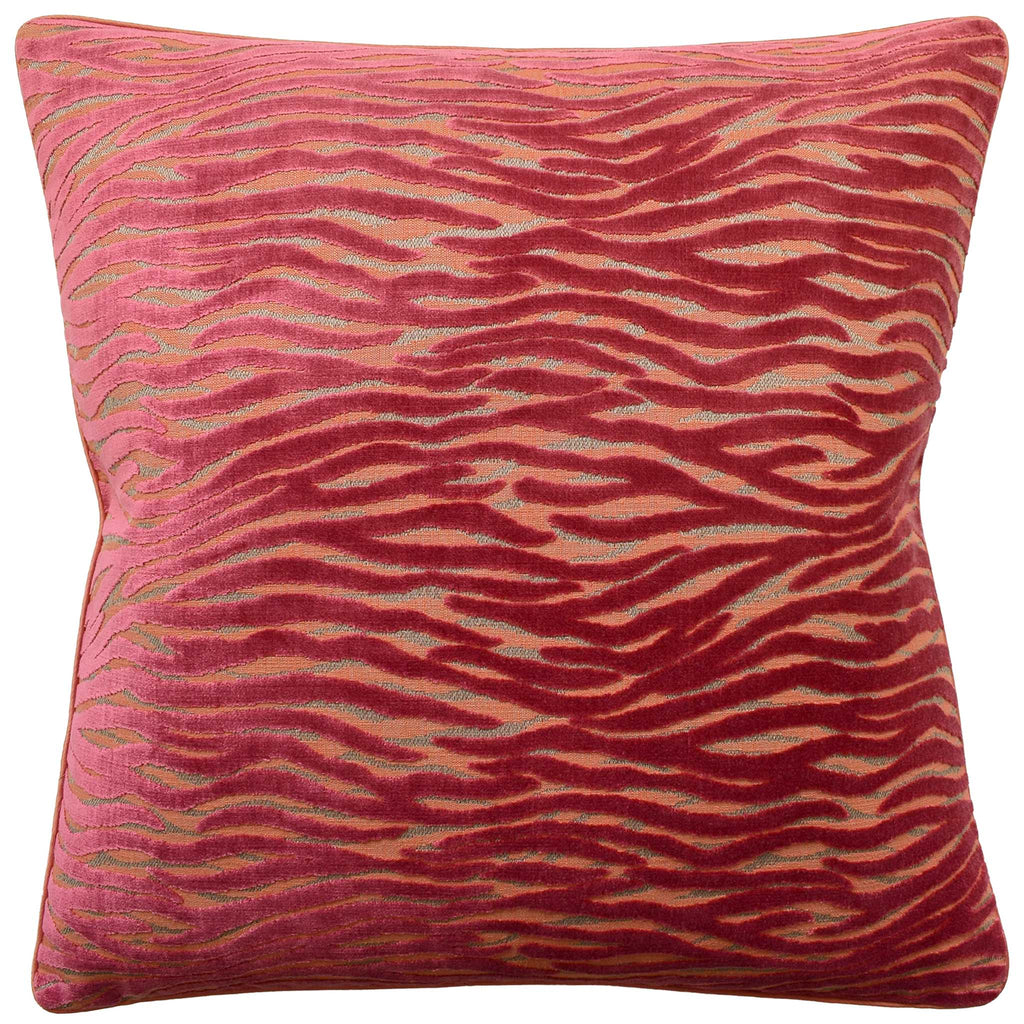 Wild Stripe Coral Pillow
