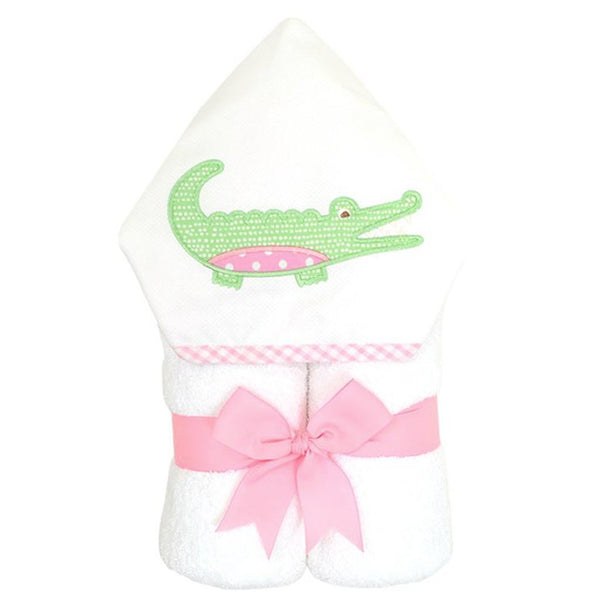Pink Alligator Everyday Towel