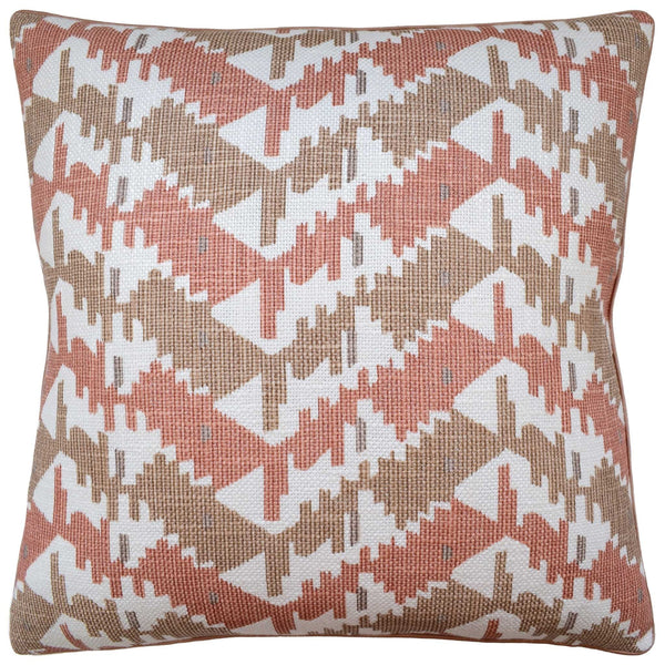 Melrose Check Apricot/Ginger Pillow