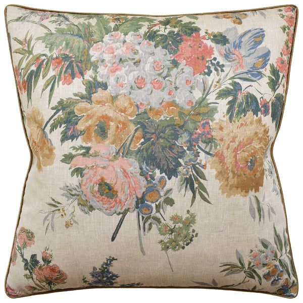 Garden Club Apricot/Slate Pillow