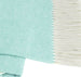 Aqua Italian Herringbone Throw