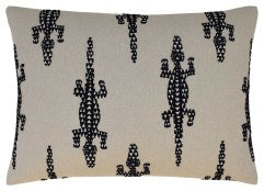 Baracoa Embroidery Black Pillow