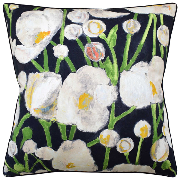 Tivoli Sky Black Pillow