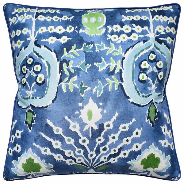 Mendoza Suzani Navy Pillow