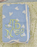 Weezie Tossed Blue Heart Towels