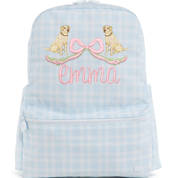 Blue Plaid Pimlico Backpack