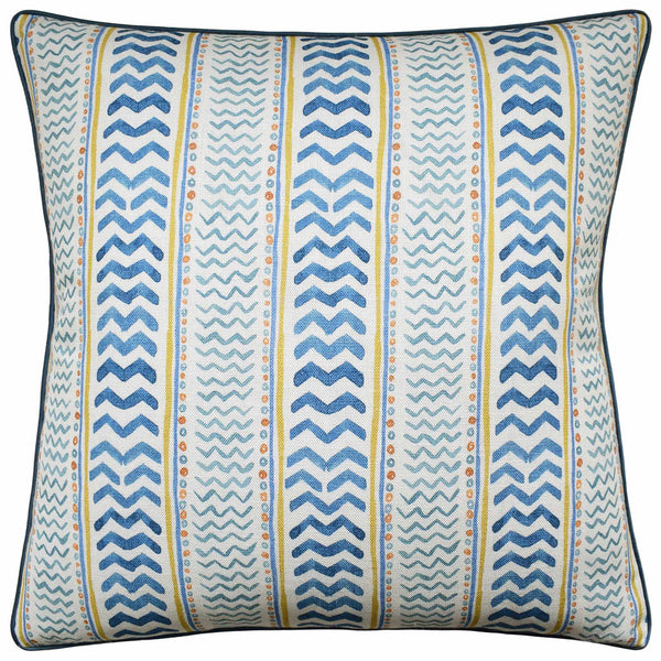 Wiggle Room Blue/Yellow Pillow