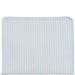 Pimlico Stripe Blue Coated Zip Pouch