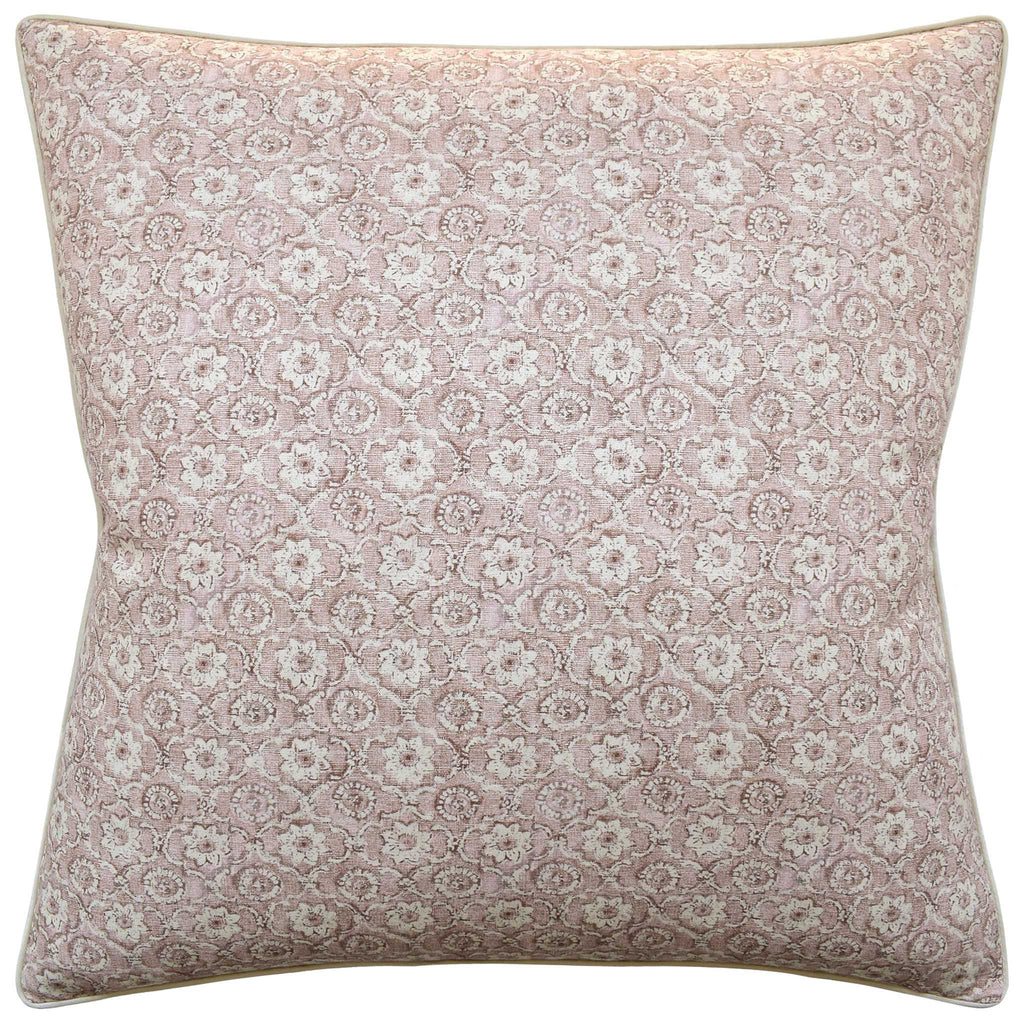 Holly Trellis Blush Pillow