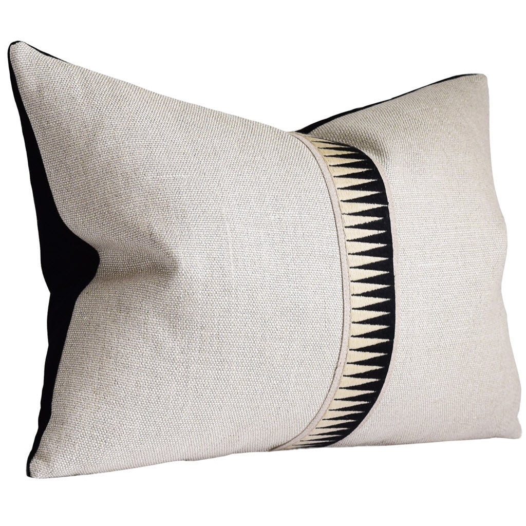 Giorgio Linen Bravado Noir Pillow