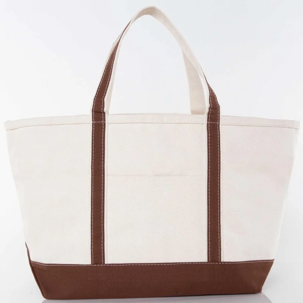 Brown Boat Tote