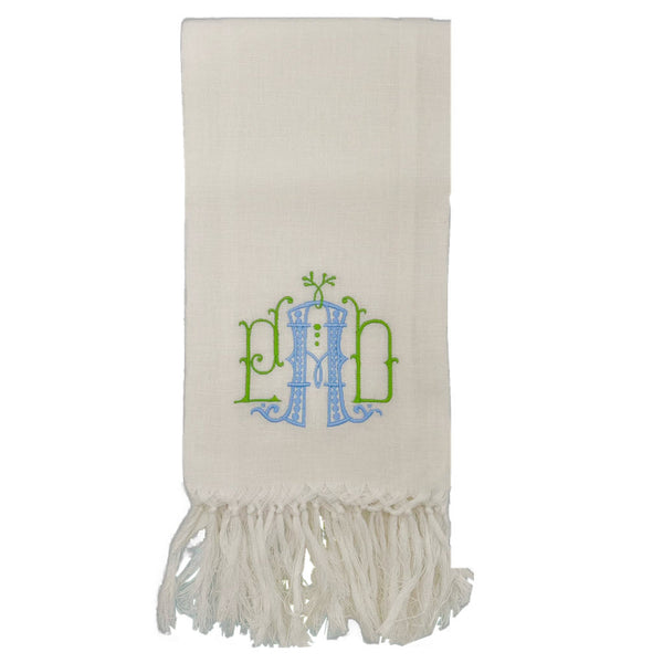 White Zodiac Hand Towel