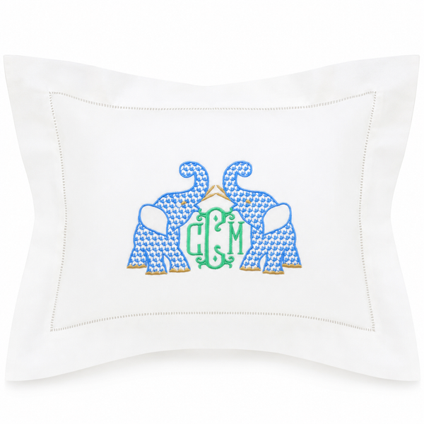 White Hemstitch Boudoir Pillow