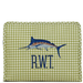 Rodeo Cactus Check Coated Zip Pouch