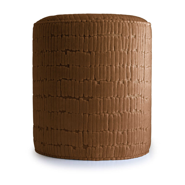 Round Meerket Camel Ottoman