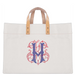 Natural Canvas Box Tote
