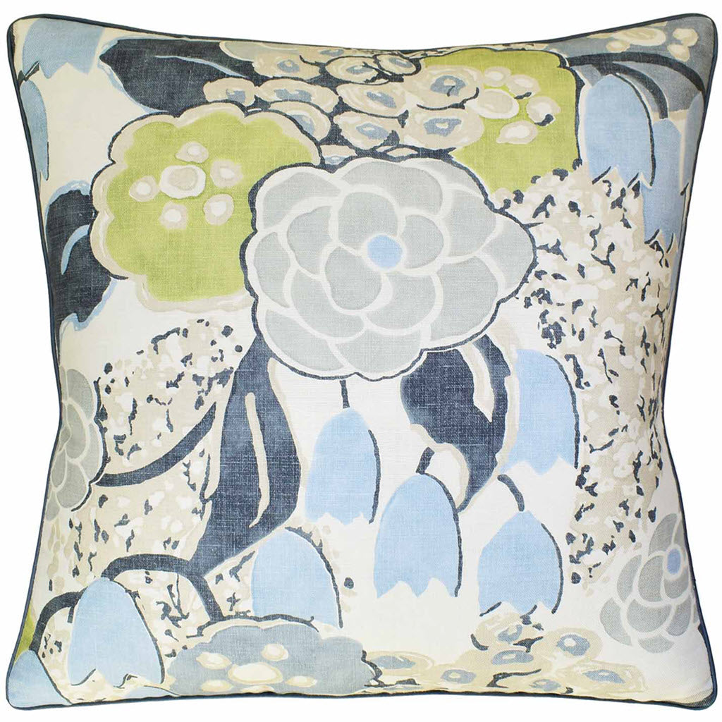 Laura Citrus/Blue Pillow