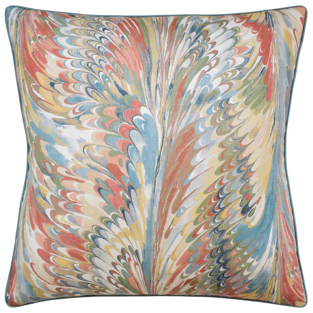 Taplow Clay/Blue Pillow