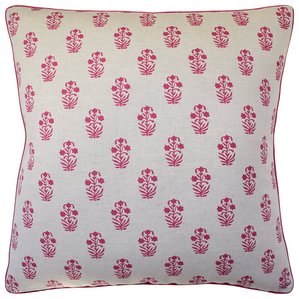 Corwin Raspberry/Natural Pillow