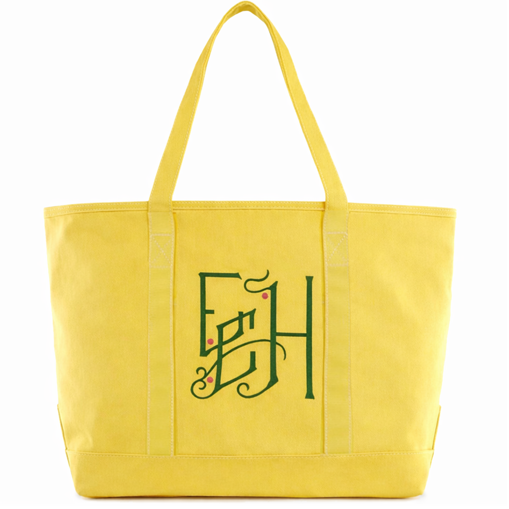 Daffodil Coated Canvas Maxi Tote
