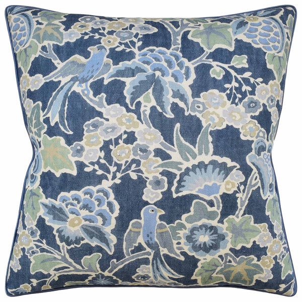 Posy Denim/Slate Pillow