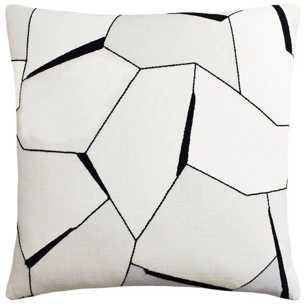 Diverging Ebony Pillow