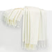 Ecru Italian Herringbone Throw