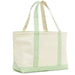 Leaf Gingham Coated Tote