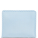 Gingham Mist Coated Zip Pouch