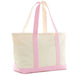 Pink Gingham Coated Tote