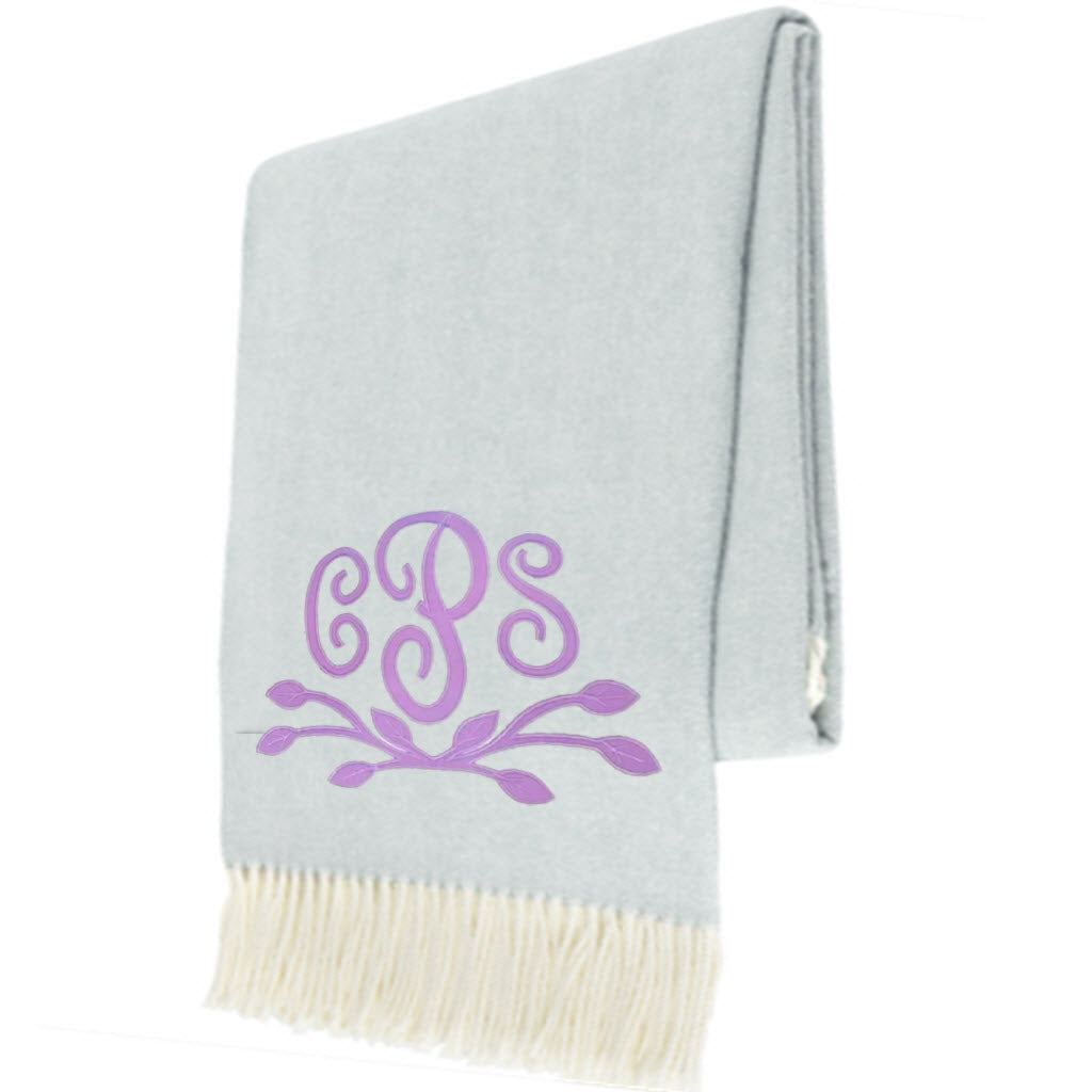 Glacier Italian Herringbone Throw
