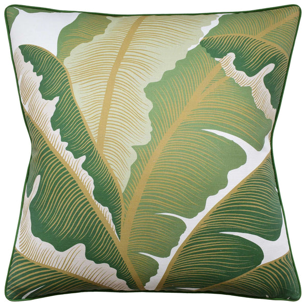 Isla Royal Golden Palm Pillow