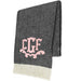 Graphite Italian Herringbone Throw