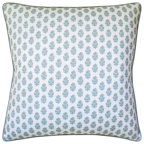 Julian Beige/Spa Blue Pillow