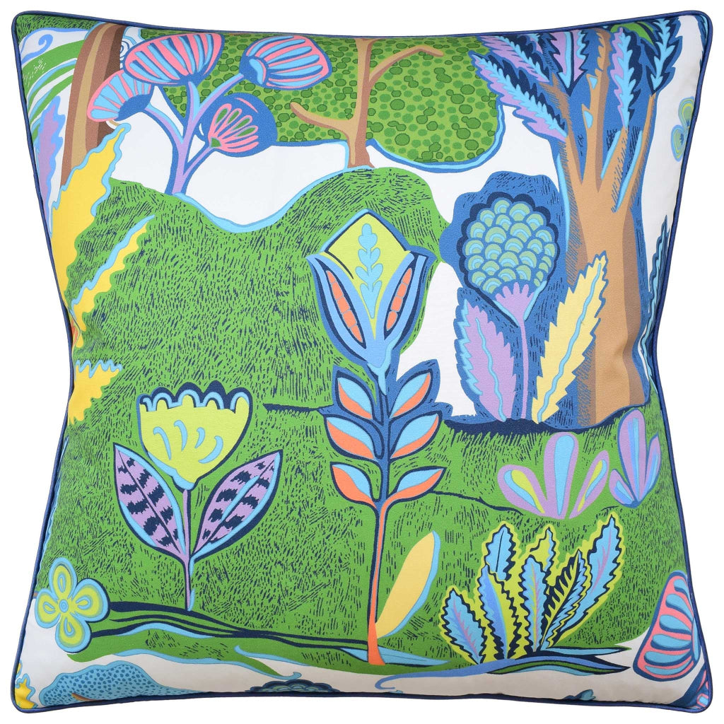 Albero Green/Blue Pillow