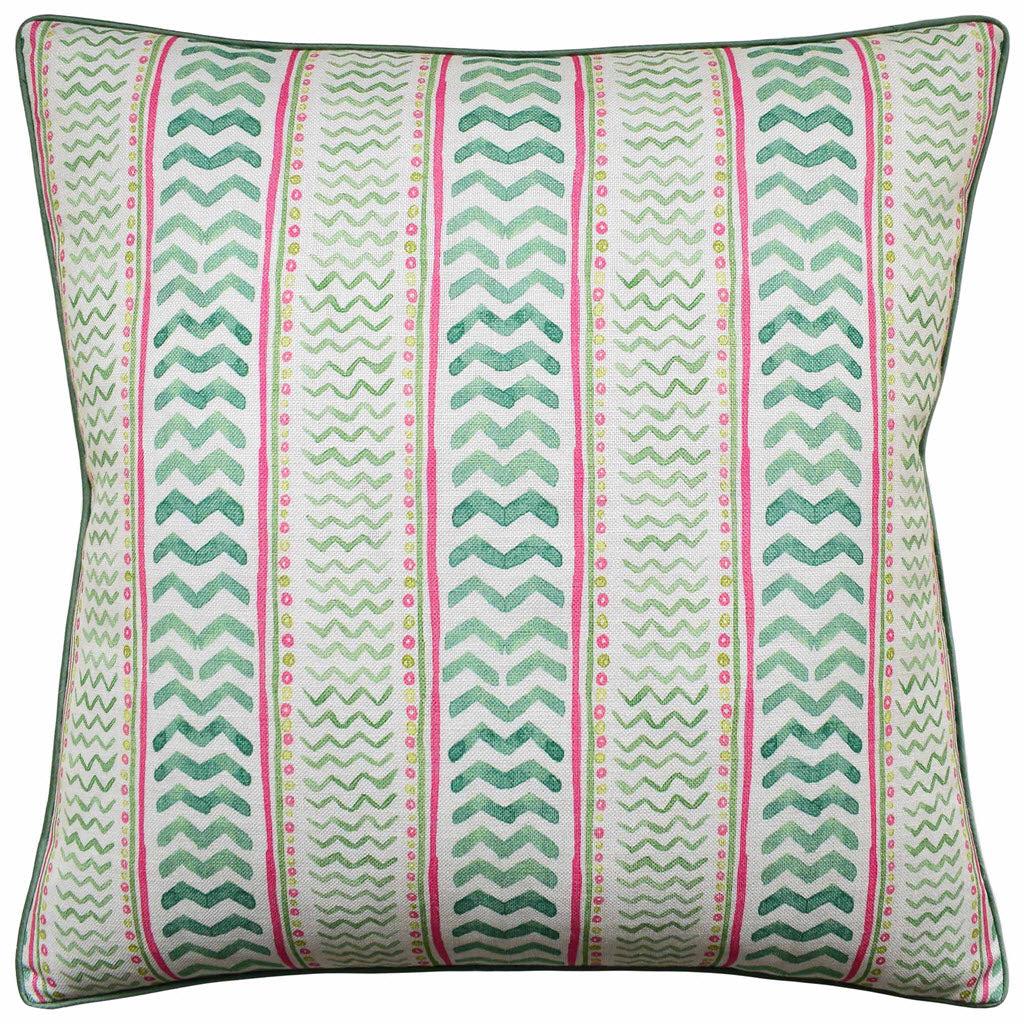 Wiggle Room Green/Pink Pillow