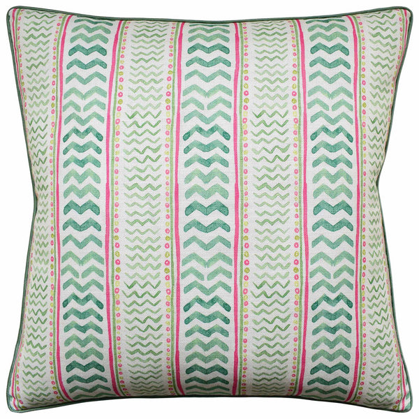 Wiggle Room Green/Pink Pillow