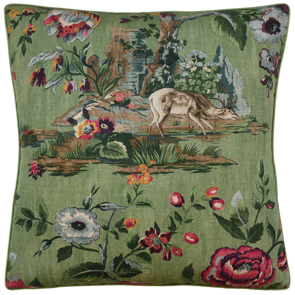 Forest Lodge Green Pillow