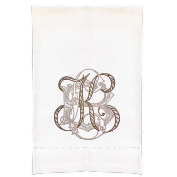 Bar Size White Diamond Huck Towel