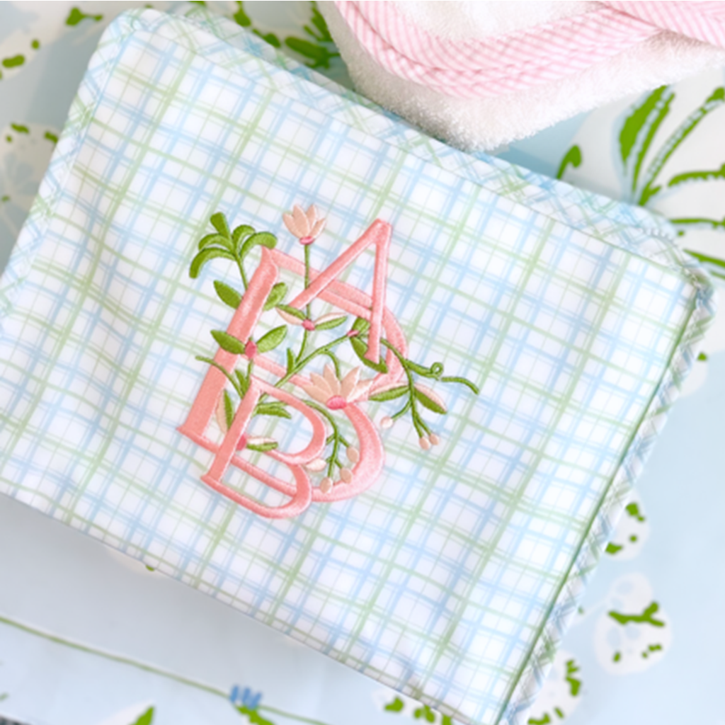 Mayfair Plaid Cosmetic Bag