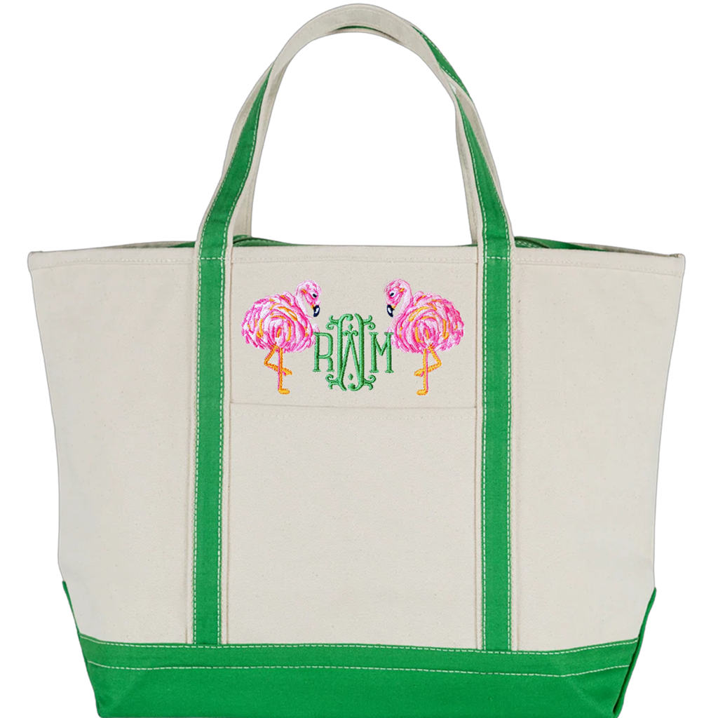 Green Boat Tote