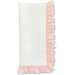 Light Pink Fringe Dinner Napkins