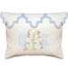 Ice Blue Morocco Boudoir Pillow