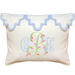 Ice Blue Morocco Boudoir Pillow