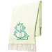 Icy Lime Italian Herringbone Throw