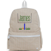 Khaki Gingham Backpack
